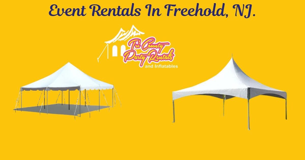 event rentals in freehold new jersey - Tri County Party Rentals 2026